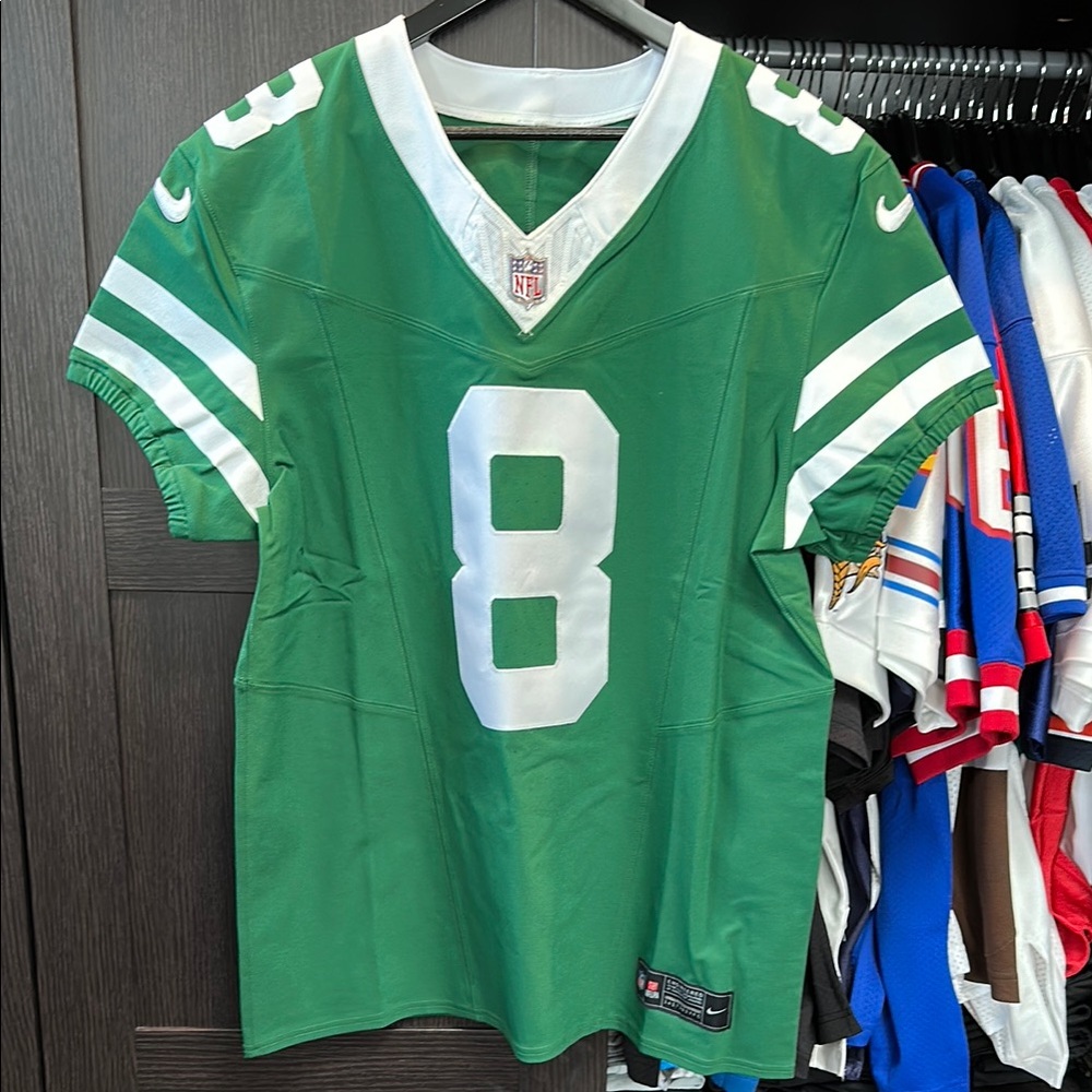 Aaron Rodgers Nike Gotham Green New York Jets Vapor F.U.S.E. Elite Jersey